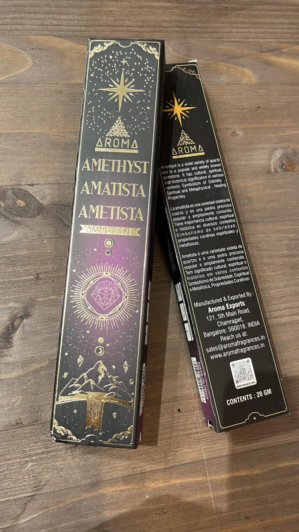 Incienso Aroma Cristal Scents Amatista